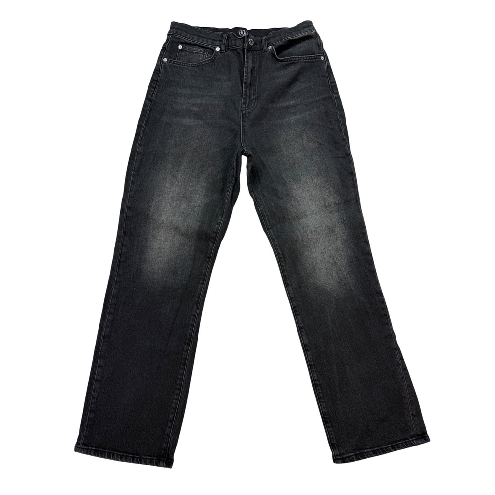 BDG Urban Outfitters Stretch Cowboy Jeans Womens 31 Black High Rise Straight Leg